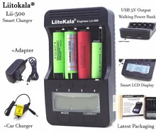 Liitokala lii500 ЖК-дисплей Зарядное устройство для 3.7 В 18650 26650 18500 18640 цилиндрическая литий Аккумуляторы, 1.2 В AA AAA NiMH Батарея Зарядное устройство