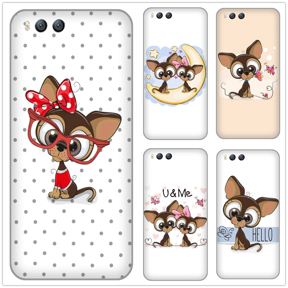 Cute lovely Cartoon brown dog printed Soft TPU Silicone Case Cover for xiaomi 3 note3 4 4c 5s 5 6 redmi 4a 6a note note2 5a |