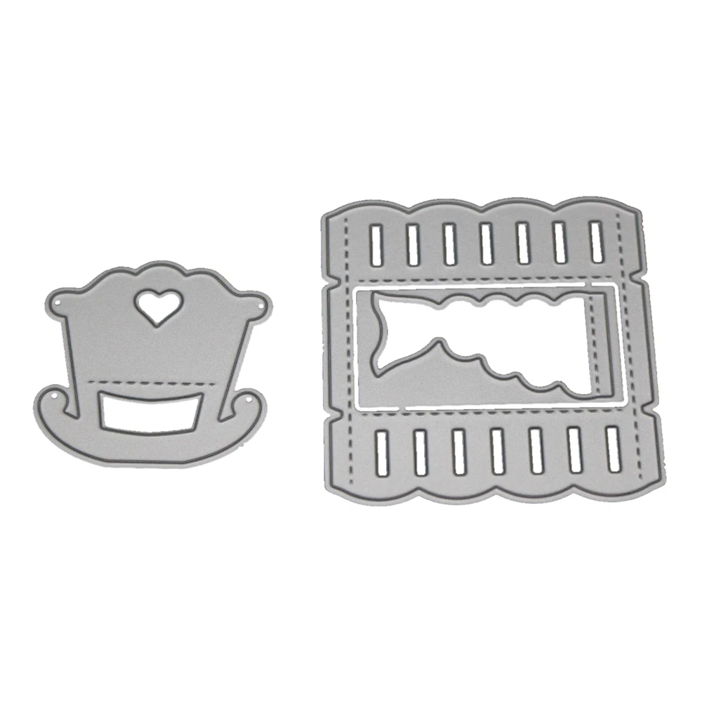  Swovo Stackable love baby crib Cradle Metal Cutting Dies Scrapbooking Embossing Stencil Card DIY In - 32881528089
