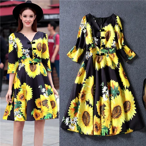 Black and yellow spring dresses Black and yellow spring dresses