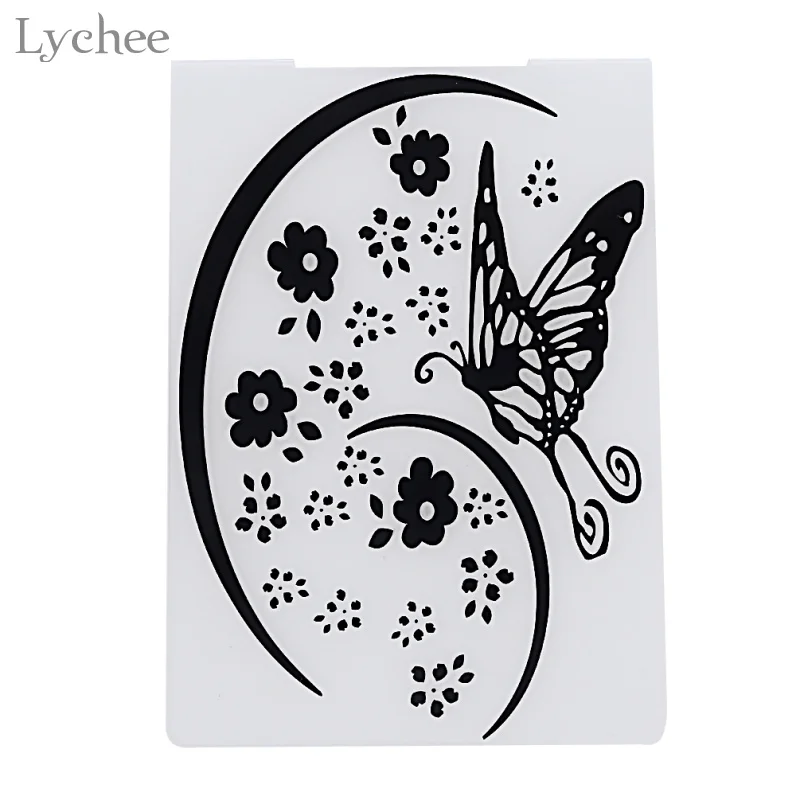 

Lychee Dreamcatcher Pattern Plastic Embossing Folder For Scrapbook DIY Album Card Plastic Template Stamp Card Making Decoration
