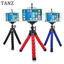 Venda quente do carro suporte do telefone polvo tripé flexível suporte suporte monte monopé selfie styling acessórios para telefone móvel da câmera