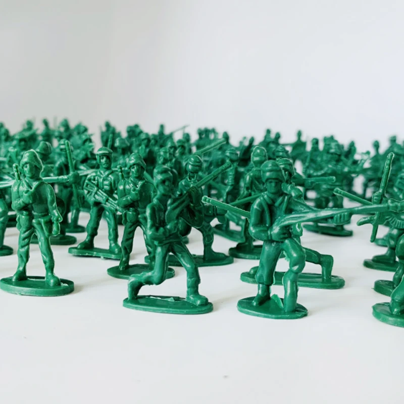 100pcs Hot Sale Military Mini Plastic model Toy Soldier Army Men Action Figure Boys Toys for Children Birthday gifts