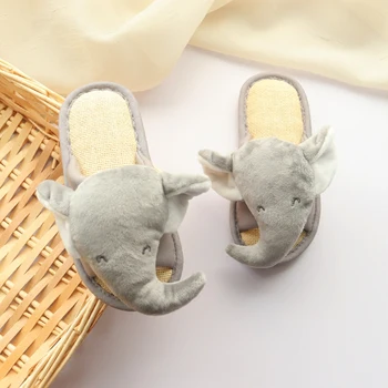 

Home Indoor Non-slip Breathable Kids Slippers Children Cute Cartoon Stereo Male Virgin Neutral Unisex Slippers for Baby Girl Boy