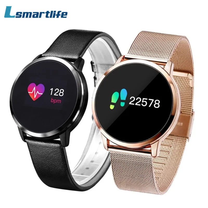 

Q8 CW5 Color Touch Screen Smartwatch Heart Rate Monitor Smart Watch Sport Fitness Men Women Wearable Devices for IOS Android