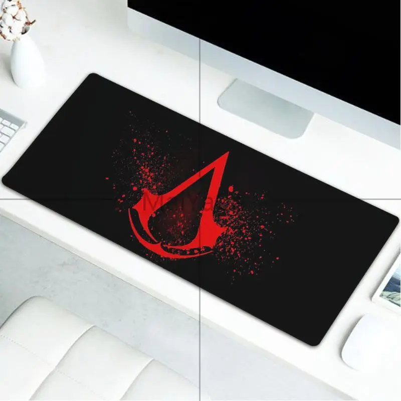 MaiYaCa, крутой игровой коврик для мыши с логотипом Assassin's Creed, большой игровой коврик для мыши, коврик для мыши