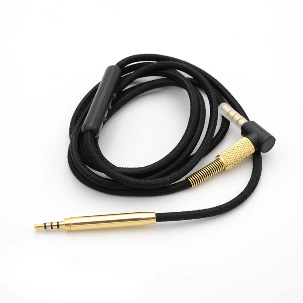 

Replacement Upgrade Cable Cord Line with Mic for Sennheiser HD598 HD558 HD518 HD595 HD6 HD8 DJ Headset Headphones Earphones