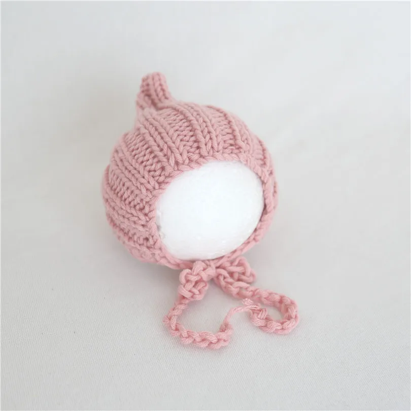 Фиолетовый новорожденный цветочный чепчик реквизит для фотосессии винтажный вязаный капот реквизит для фотосессии для маленьких девочек кружевная шляпа с цветами