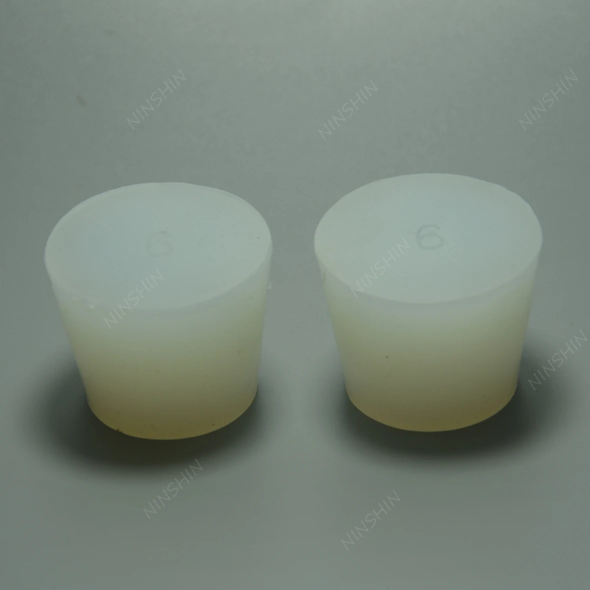 6 Silicone Plug with Hole for Airlock Valve Bubbler Brew Wine Food