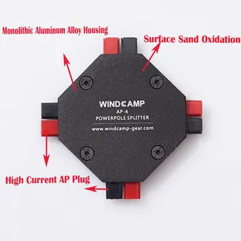 

NEW AP-4 Quad Power Splitter (Anderson plug FlexRadio Elecraft shortwave radio)