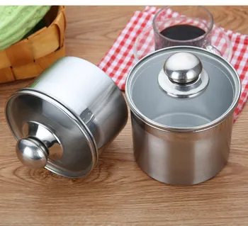 

Glass cover storage Bottles thick stainless steel food sealed cans miscellaneous grains tea coffee storage Jar