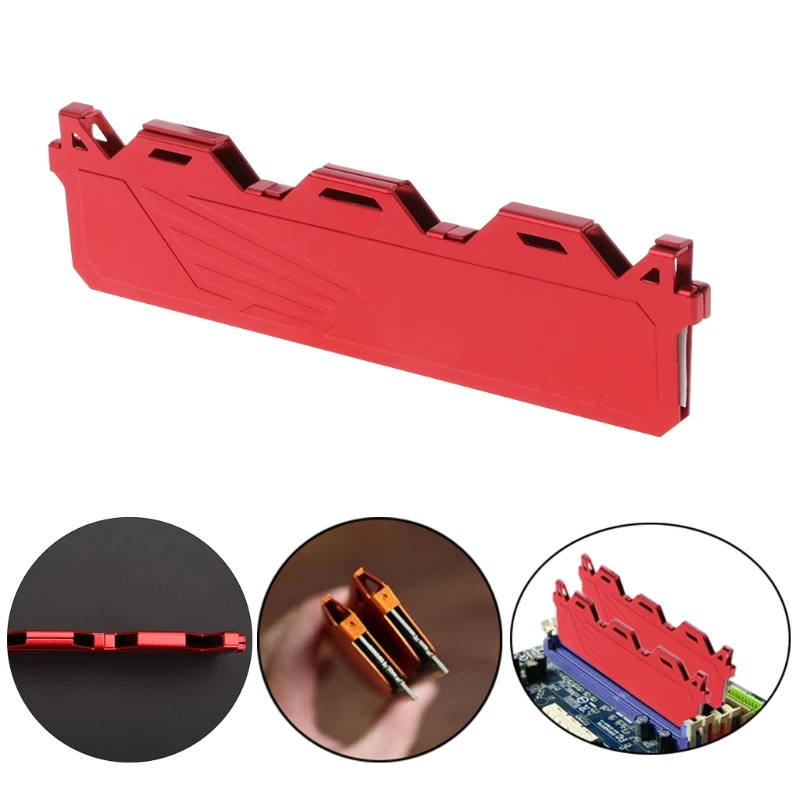 

DDR1/2/3/4 RAM Memory Aluminum Cooling Spreader Computer Heatsink Vest Radiator