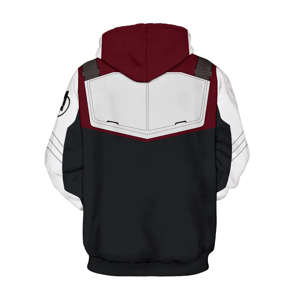 The Avengers Endgame Quantum Realm Cosplay Costume Superhero Hoodies Men Women Unisex Hooded End Game Cotton Sweatshirt Jacket The Avengers Endgame Quantum Realm Cosplay Costume Superhero Hoodies Men Women Unisex Hooded End Game Cotton Sweatshirt Jacket