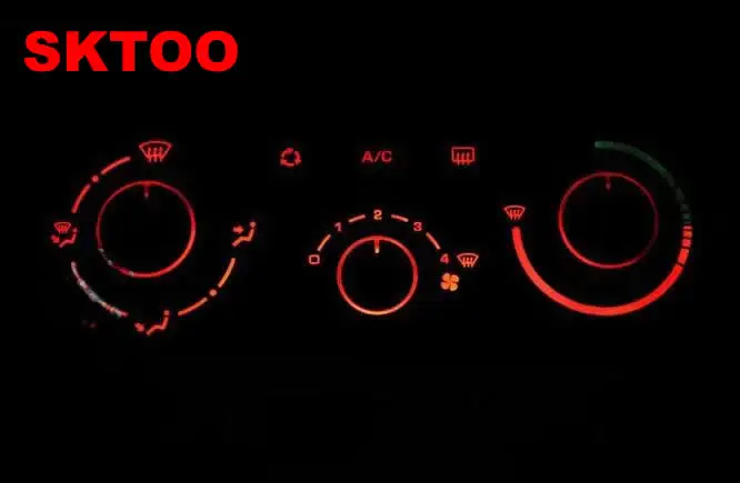 SKTOO для Citroen Triumph переключатель кондиционера алюминиевая ручка для peugeot 307