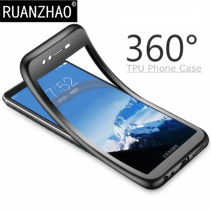 Мягкий ТПУ чехол 360 градусов для Huawei P10 P20 Mate 10 lite Y7 Y5 Y6 Prime Y9 2018 Honor 7A 9 PSmart Чехлы note10