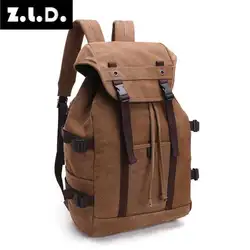 Z.l.d. Для отдыха Джокер холщовый рюкзак мужская сумка для ноутбука Различные цвета мужские s сумки wo мужские s сумки бесплатная доставка