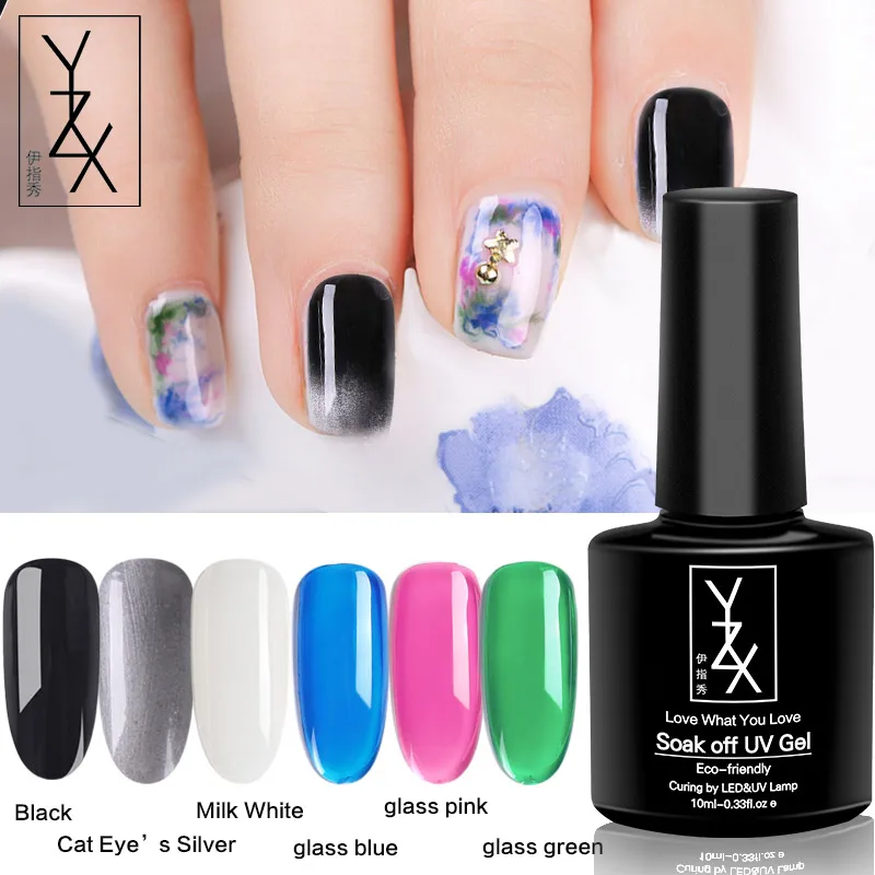 YZX новые цвета 6 шт./компл. 10 мл зима Kingfisher УФ лампа для ногтей Гель-лак серии Замачивание от дизайна ногтей эмалевый лак для маникюра - Цвет: 6pcsSet08