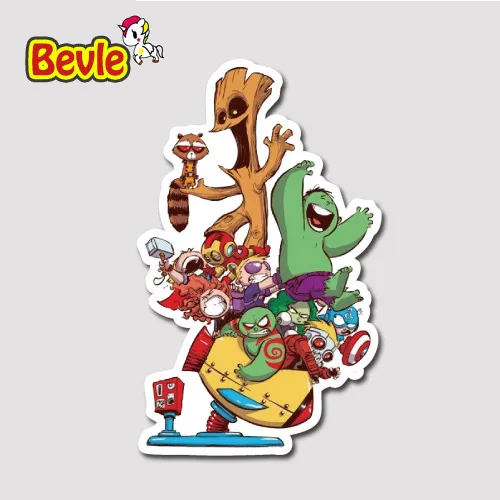 

Bevle 9681 Guardians of the Galaxy Stickers Doodle Styling Home Decor Waterproof Sticker Skateboard Car Graffiti DIY