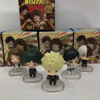 

Anime 1/16th Scale My Hero Academia Bakugou Katsuki Izuku Midoriya Ochaco Uraraka 5pcs/set Mini Action PVC Figures Toys