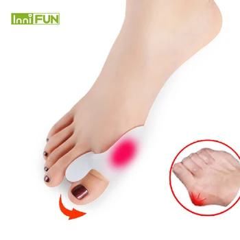 

1pcs Silicone Gel Toe Separators Protector Stretchers Straighteners Bunion Pain Relief YKS Foot Care Tool Free Shipping