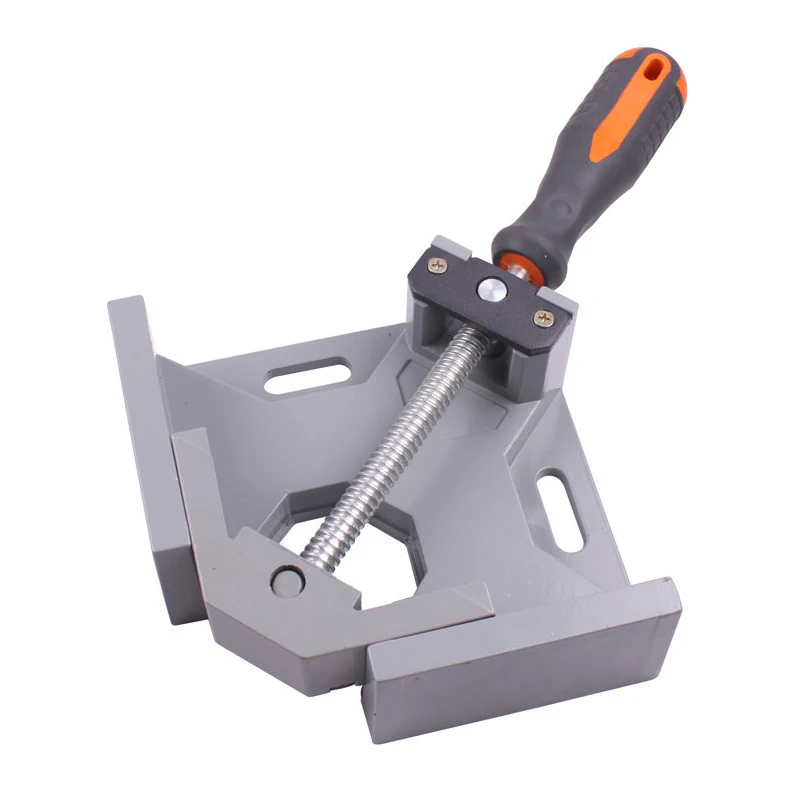 

Single Handle Universal 90 Degree Right Angle Clamp Aluminum Alloy Angle Clamp Woodworking Frame Clip Right Angle Folder Tools
