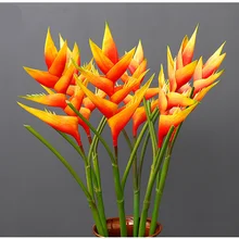 Искусственный стрелитция королева птица Небесно-Голубой Цвет Настоящее прикосновение Цветочная композиция исходный материал домашний отель украшения большой размер