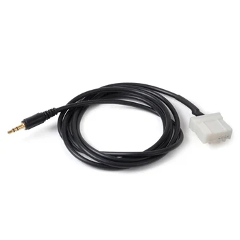 

DWCX DIY Car AUX Audio CD Male Interface Adapter Cable 3.5mm for Mazda 2 3 5 6 2006 2007 2008 2009 2010 2011 2012 2013