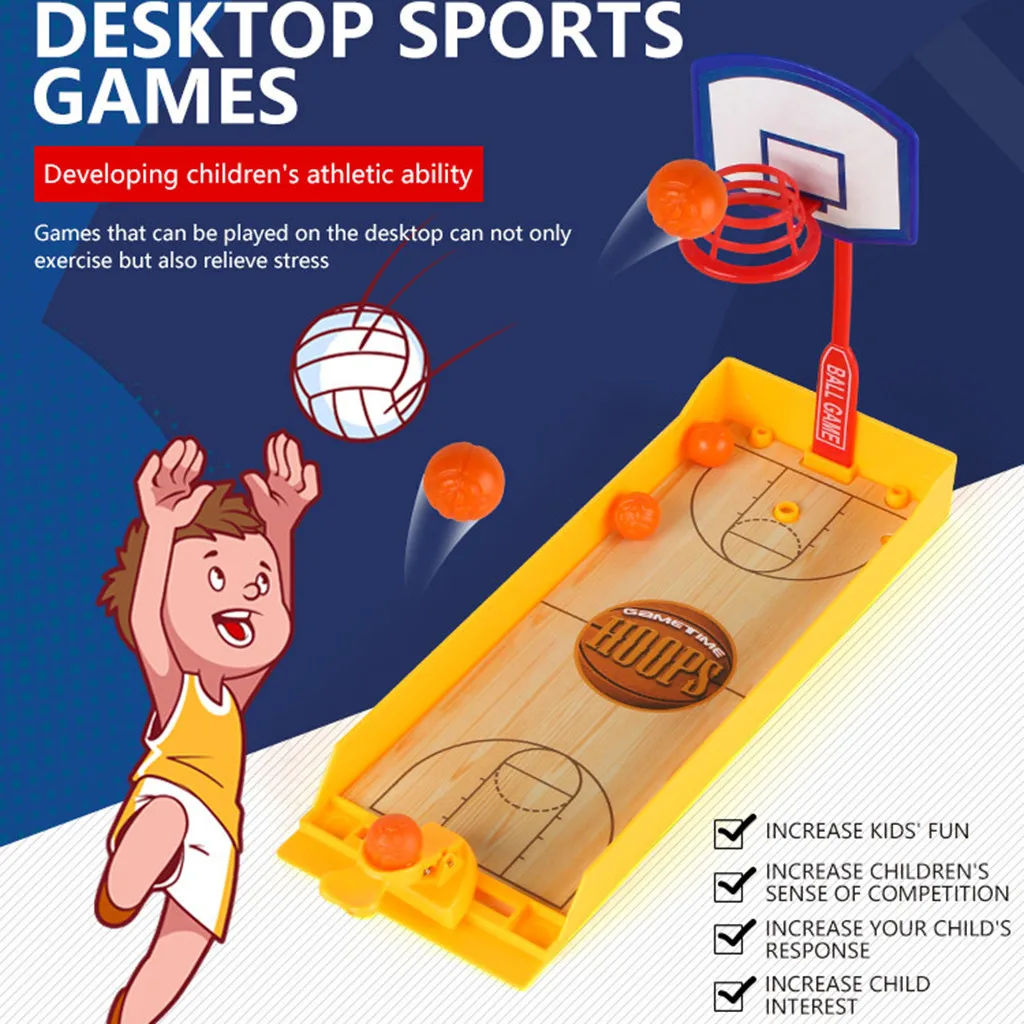Basketball Shooting Game Reduce Stress Toys Sports Table Game Toy for