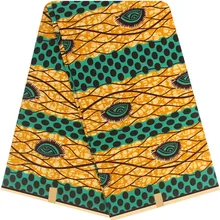 Африканская восковая ткань с Африканским принтом ткань для Пэчворк Анкара ткань, батик 12 ярдов Африканская Хлопковая ткань настоящая восковая печать BB87