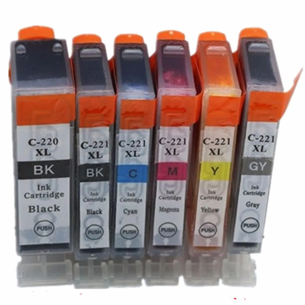 Замена PGI 220 CLI 221 220XL XL PGI220 PGI220XL чернильные картриджи для Canon Pixma MP640 MP640R MP980 MP990|ink