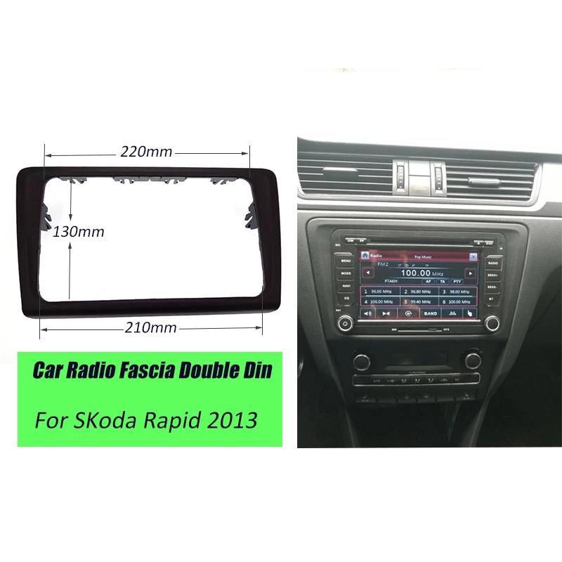 ITYAGUY Car font b Radio b font Fascia Frame Panel Dash Mount Kit Adapter Trim For