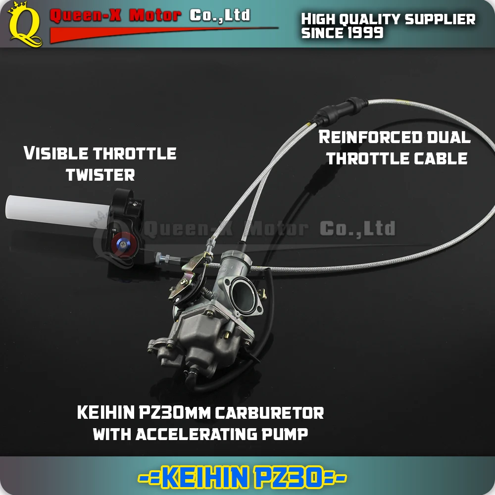High Performance Keihin Pz30 30mm Carburetor Power Jet Accelerating