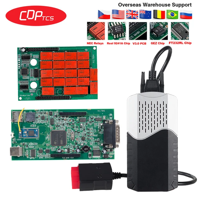 CDP TCS obd obd2 сканирование для cdp tcs pro,00 keygen программное обеспечение OBDII Автомобильный грузовик диагностический инструмент bluetooth usb интерфейс сканер