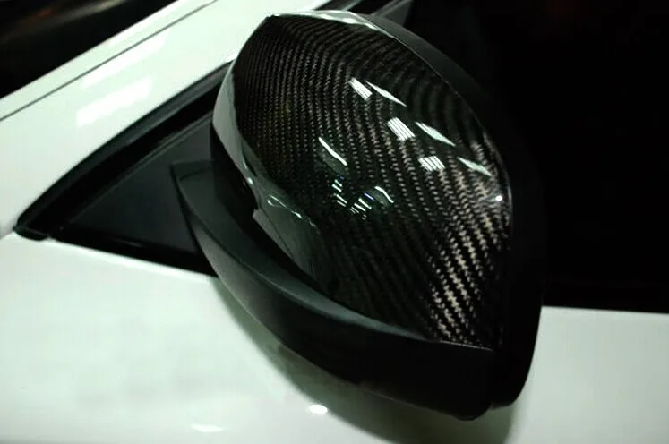 X5 X6 E70 E71 углеродное волокно заменить Тюнинг автомобиля боковой корпус бокового зеркала Накладка для BMW 2007-2013