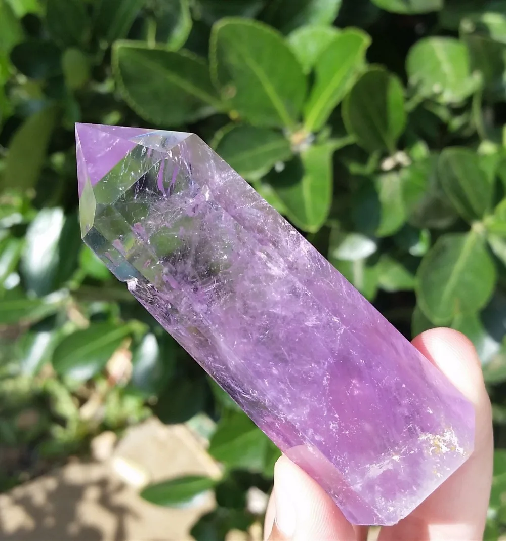 

ddh001675 A++ NATURAL Amethyst QUARTZ CRYSTAL WAND POINT HEALING