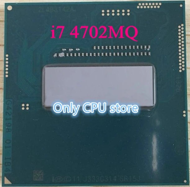

intel I7 4702MQ CPU SR15J 2.2-3.2G Haswell quad core eight thread official version of the notebook HM86 supports HM87 CPU chipse