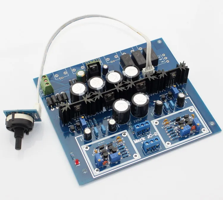 Assembled HIFI JC-2 Preamplifier Board With 3 Ways Input Switch Preamp Board