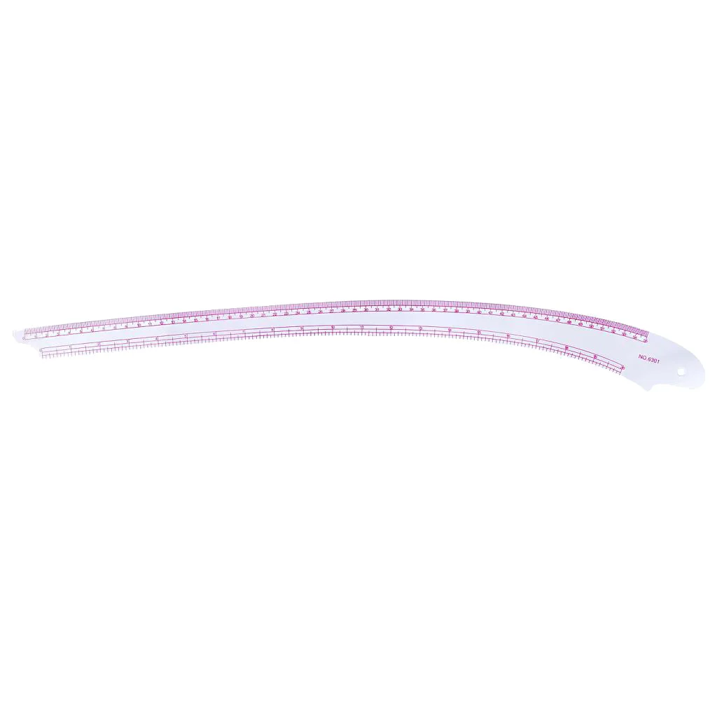 7Pcs French Metric Ruler Plastic Curve Shaped Grading Rulers for Sewing Dressmaking Pattern Design Clothing Drawing Template