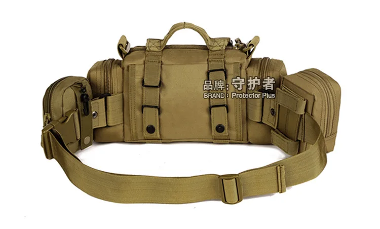 New outdoor 3P pockets sports riding pockets men bag shoulder messenger bag tactics outdoor big pockets multi-functional package