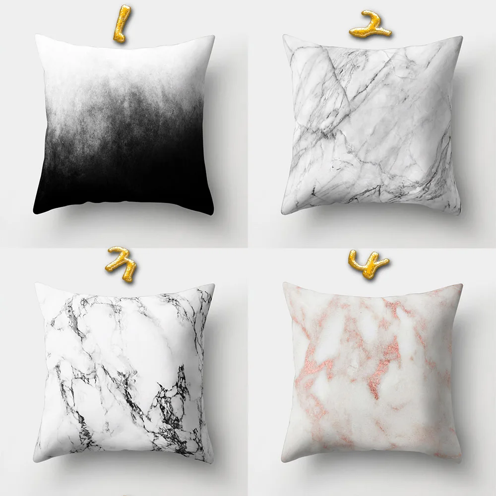 square Office pillow case stripes hold pillowcase to map peach skin creative home sofa pillowcase 45*45cm PP41