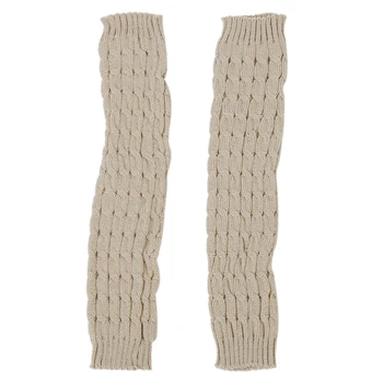 

Foot Knee Socks Sexy Leg Warmers Thick Womens Beige