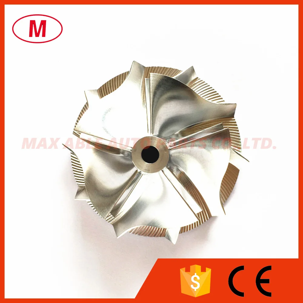 

TD05H Reverse 20G High Performance Aluminum 2024/ Billet compressor wheel 60.50/78.00mm 5+5 blades for Mits,shi TURBO/CHRA