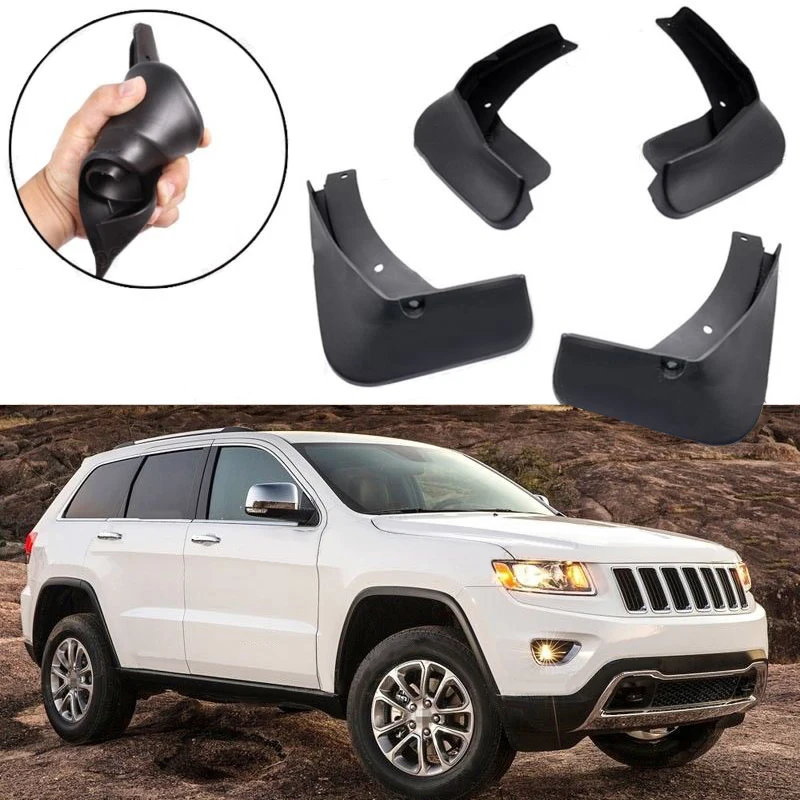 

Fit For Jeep Grand Cherokee 11-17 Front & Rear Mudguards Splash Guards Mud Flaps