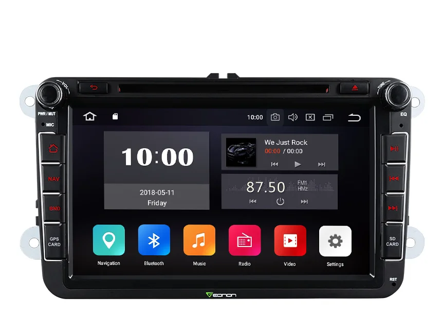 Android 8 0 Oreo OS &quotавтомобильный DVD мультимедийный GPS радио для Volkswagen Amarok 2010 2015 &amp Tiguan