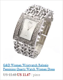 2017 г & D Для женщин Кварцевые наручные часы лучший бренд класса люкс Серебряный браслет леди Часы платье Смотреть Relojes Mujer Relogio feminino подарок