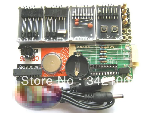 

Free Shipping!!! 5pcs 1-inch large-screen electronic display clock diy clock kit produced four PCK-4