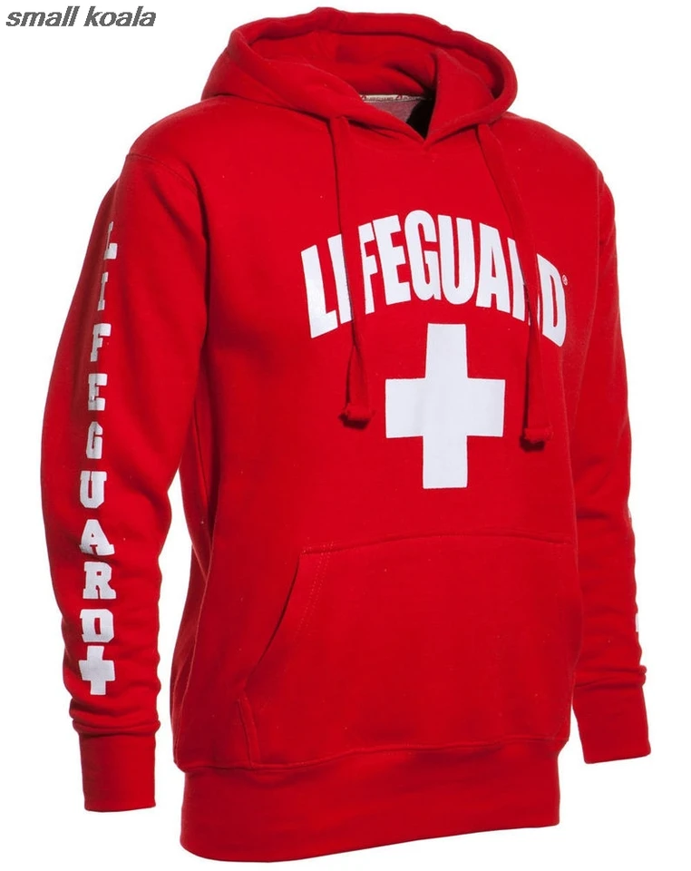 Lifeguard hoodie red Clearance
