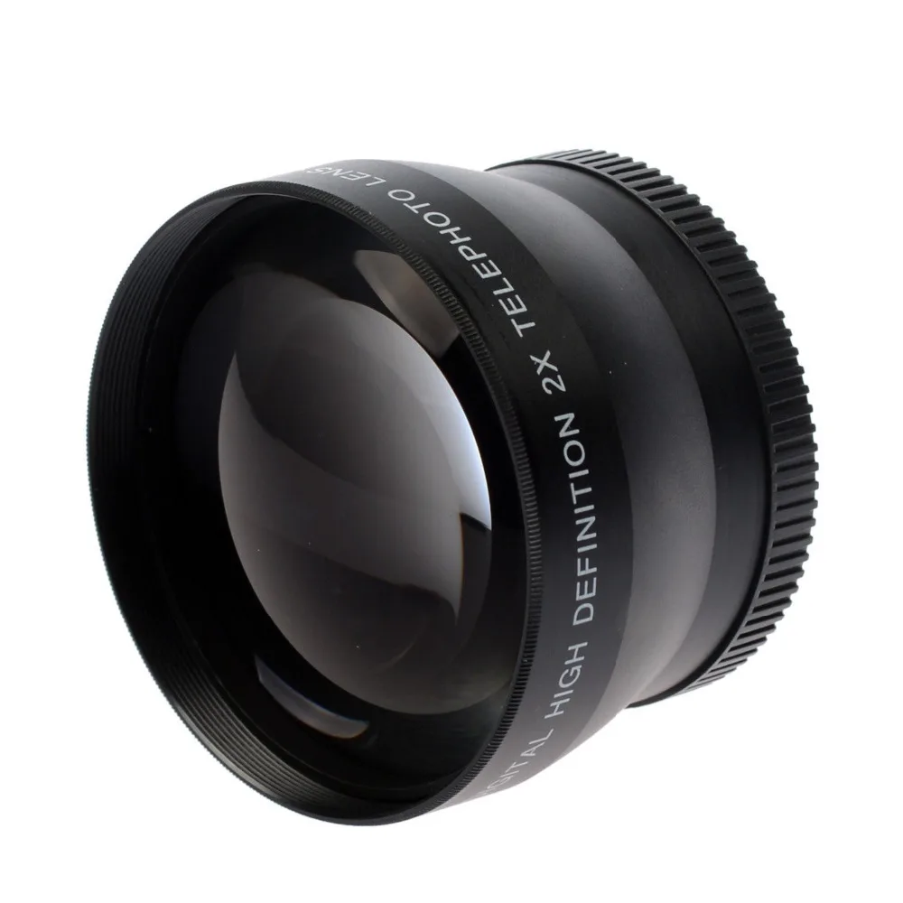 Телеобъектив limitX с увеличением 58 мм 2X для Canon EOS 60D 77D 80D 100D 200D 760D 800D 1000D 1100D 1200D 1300D 18 55