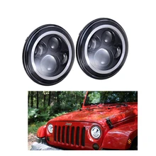 ECAHAYAKU 7'' Motorcycle Projector LED Headlight 40W High and Low Beam for Harley Davidson Electra Glide Lada 4x4 Urban Niva ECAHAYAKU 7'' Motorcycle Projector LED Headlight 40W High and Low Beam for Harley Davidson Electra Glide Lada 4x4 Urban Niva