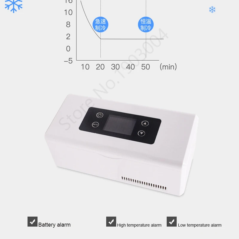 Портативный инсулиновый Холодильный ящик умный автомобиль домашний постоянная температура мини-холодильное оборудование маленькая медицинская морозильная камера инсулиновая чашка